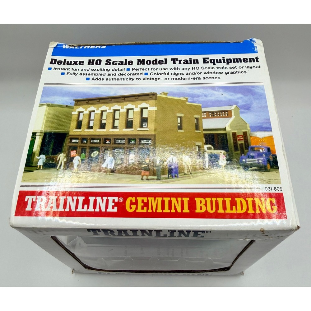 Walthers Trainline 931-806 Gemini Building HO Scale Assembled in Box - Picture 3 of 6